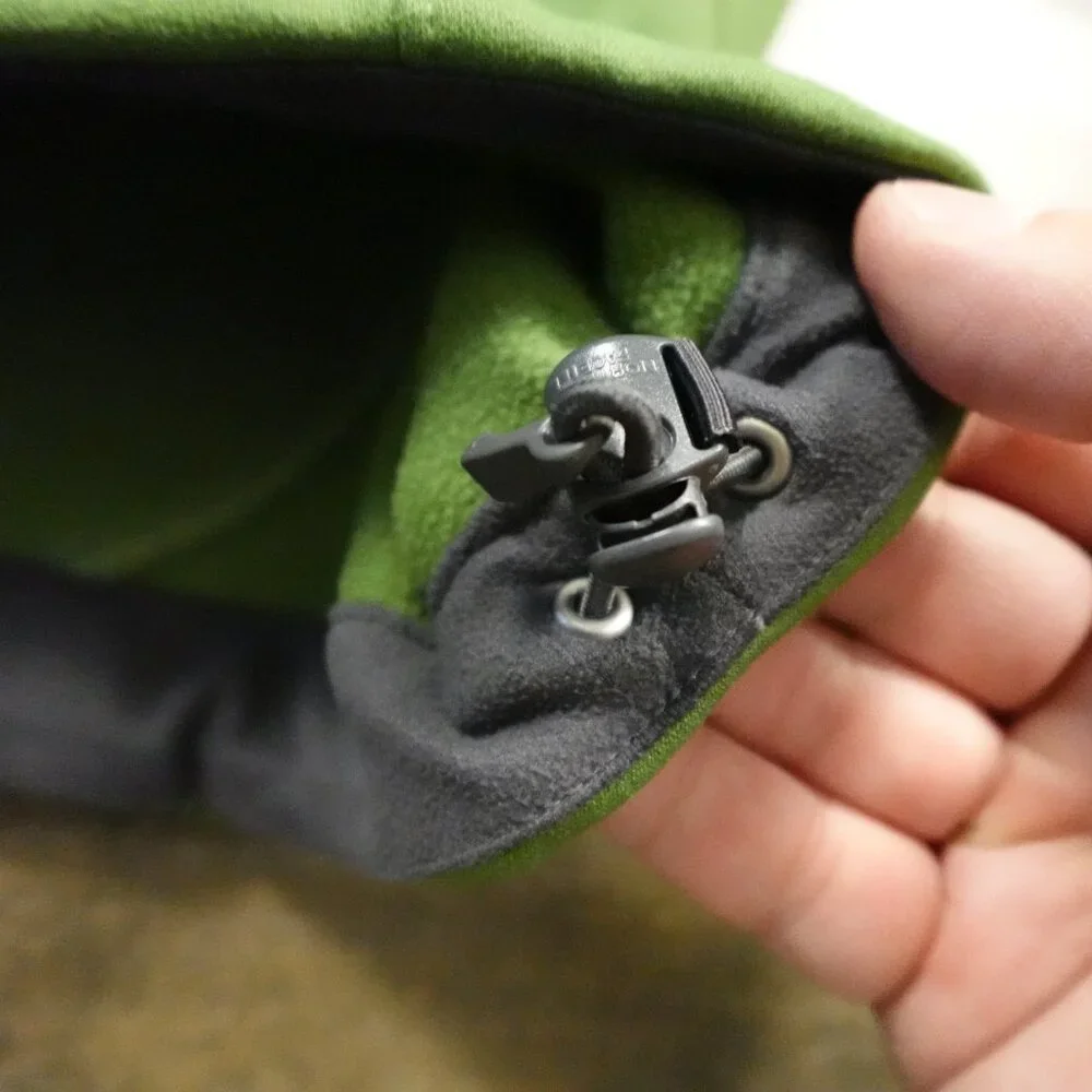 The North Face‎ full zip sweater jacket men's large green TKA stretch